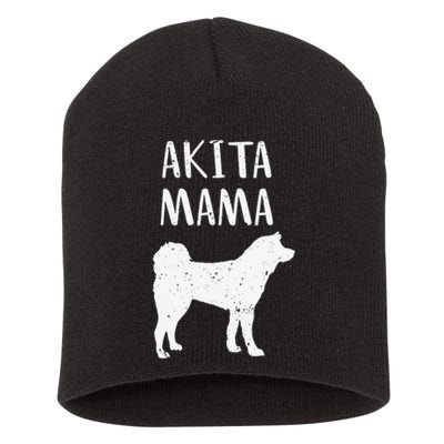 Cool Akita  Akita Mom Owner Pet Lover Short Acrylic Beanie