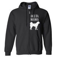 Cool Akita  Akita Mom Owner Pet Lover Full Zip Hoodie