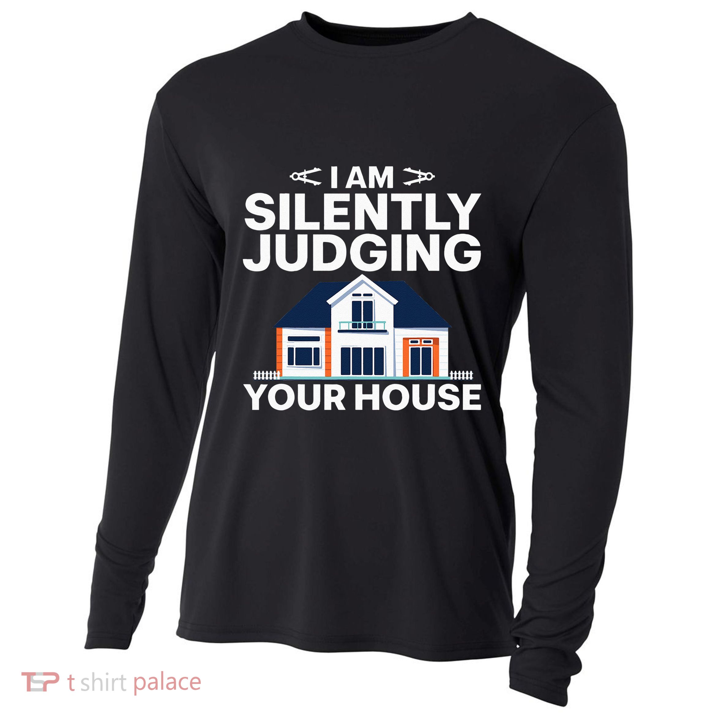 Cool Architect Art Wo Real Estate House Architecture Cooling Performance Long Sleeve Crew