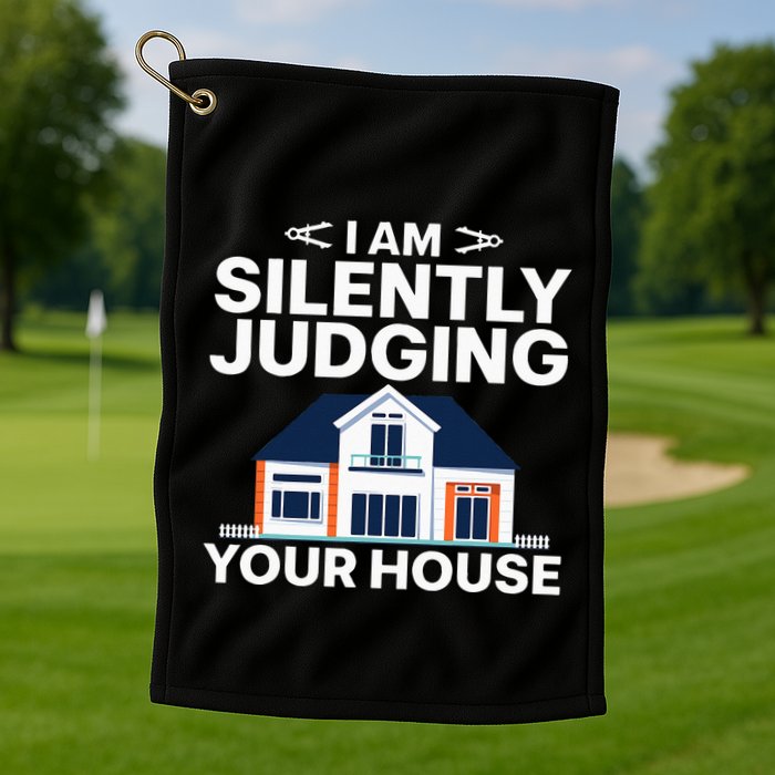 Cool Architect Art Wo Real Estate House Architecture Golf Towel