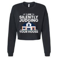 Cool Architect Art Wo Real Estate House Architecture Cropped Pullover Crew