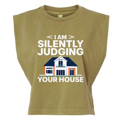 Cool Architect Art Wo Real Estate House Architecture Garment-Dyed Women's Muscle Tee