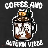 Coffee And Autumn Vibes Halloween Cool Comfort Performance Bucket Hat