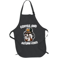 Coffee And Autumn Vibes Halloween Apron