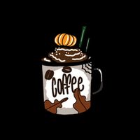 Coffee And Autumn Vibes Halloween 16oz Travel Tumbler