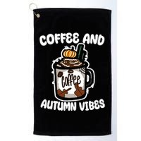 Coffee And Autumn Vibes Halloween Golf Towel