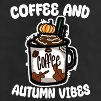 Coffee And Autumn Vibes Halloween Golf Towel