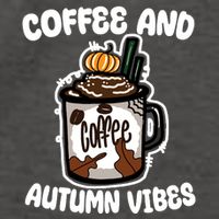 Coffee And Autumn Vibes Halloween Vector Backpack