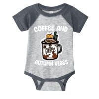 Coffee And Autumn Vibes Halloween Infant Baby Jersey Bodysuit
