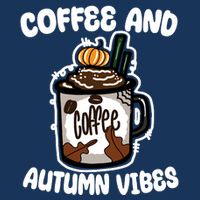 Coffee And Autumn Vibes Halloween Infant Baby Jersey Bodysuit
