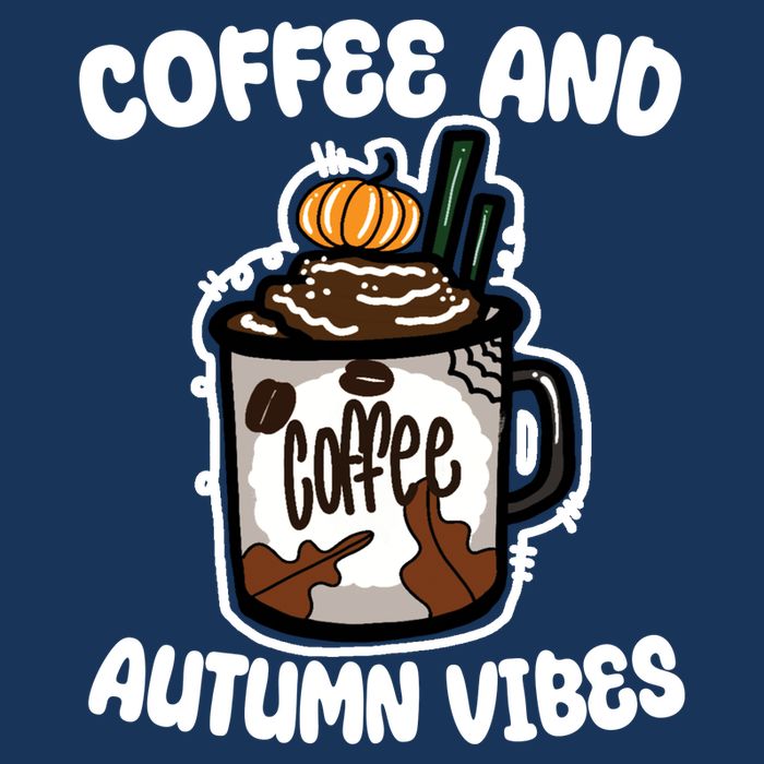 Coffee And Autumn Vibes Halloween Infant Baby Jersey Bodysuit