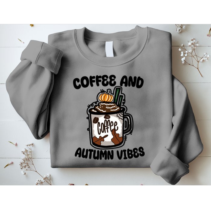 Coffee And Autumn Vibes Halloween Sweatshirt