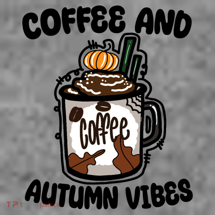 Coffee And Autumn Vibes Halloween Sweatshirt