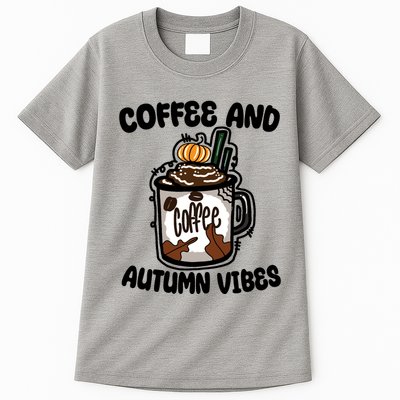 Coffee And Autumn Vibes Halloween Tall T-Shirt
