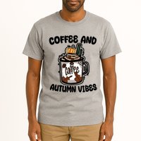 Coffee And Autumn Vibes Halloween Tall T-Shirt
