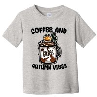 Coffee And Autumn Vibes Halloween Toddler T-Shirt
