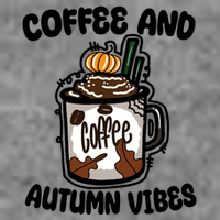 Coffee And Autumn Vibes Halloween Toddler T-Shirt