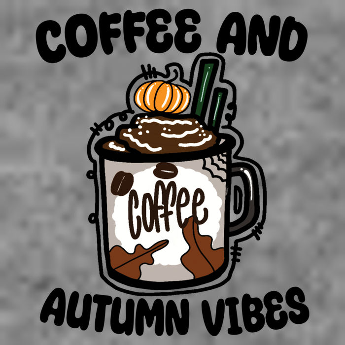 Coffee And Autumn Vibes Halloween Toddler T-Shirt