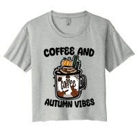 Coffee And Autumn Vibes Halloween Crop Top