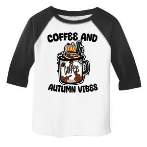 Coffee And Autumn Vibes Halloween Toddler Fine Jersey T-Shirt