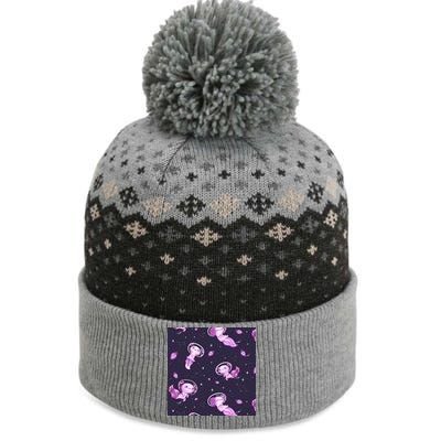 Cute Astronaut Axolotl Space The Baniff Cuffed Pom Beanie