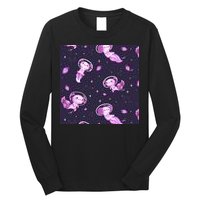 Cute Astronaut Axolotl Space Long Sleeve Shirt