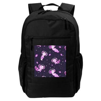 Cute Astronaut Axolotl Space Backpack