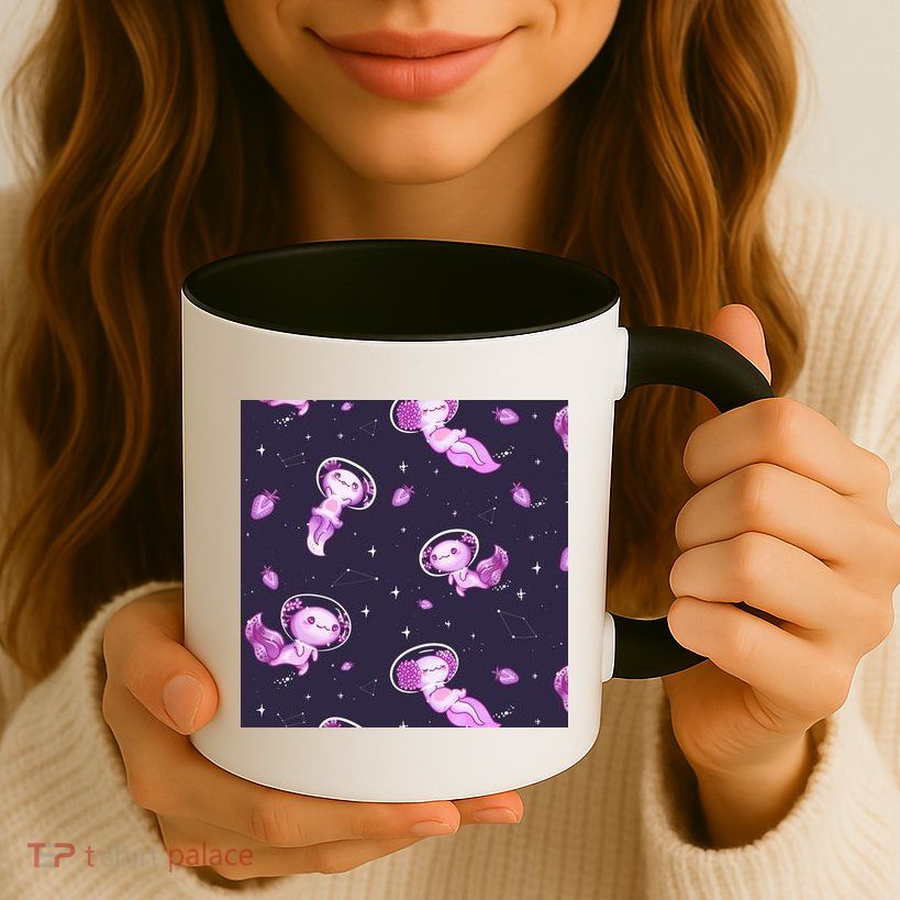 Cute Astronaut Axolotl Space Mug