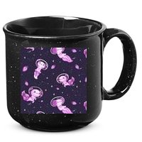 Cute Astronaut Axolotl Space 15oz Campfire Ceramic Mug