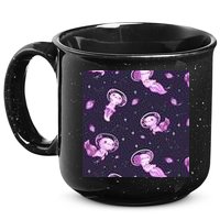 Cute Astronaut Axolotl Space 15oz Campfire Ceramic Mug