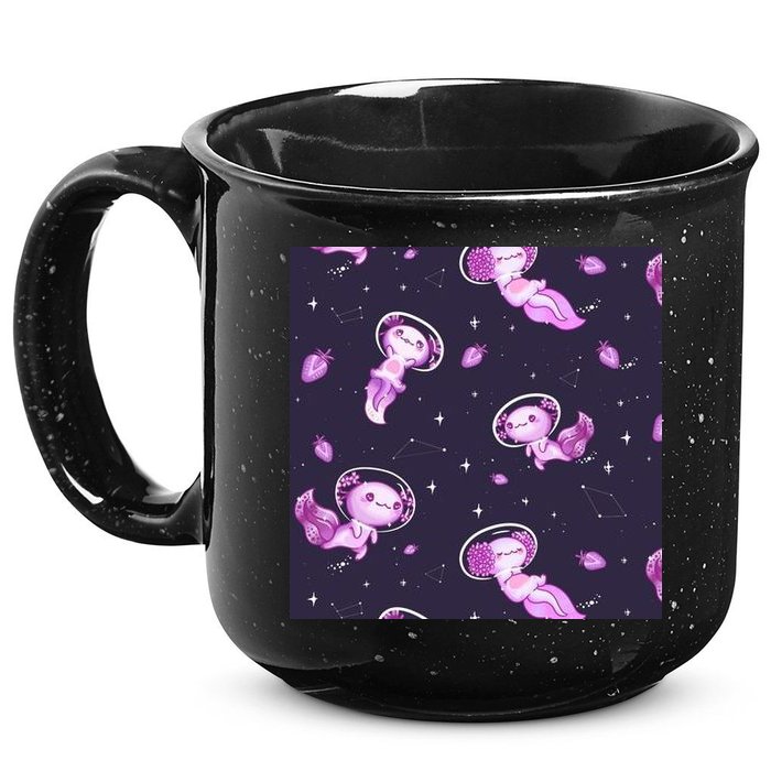 Cute Astronaut Axolotl Space 15oz Campfire Ceramic Mug