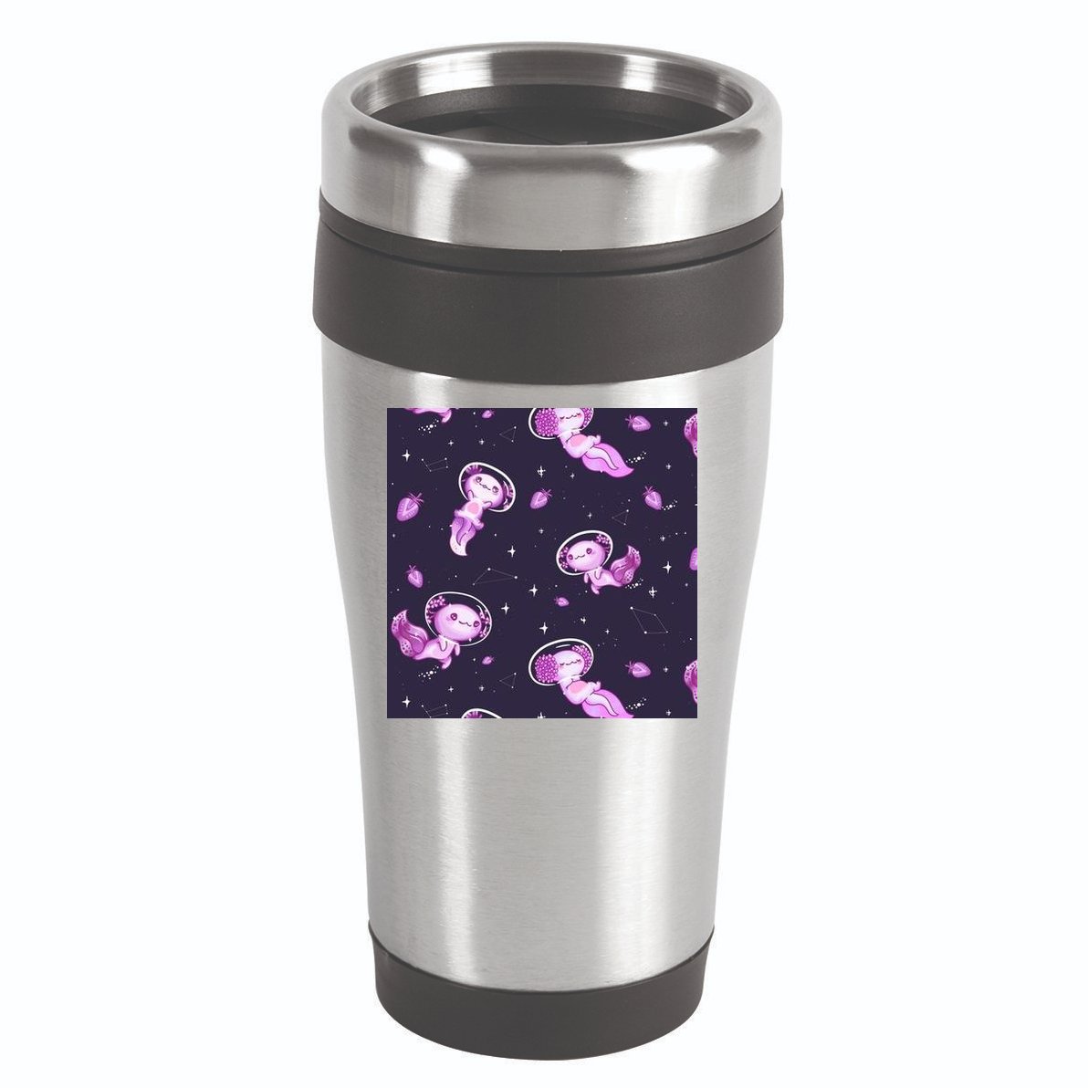 Cute Astronaut Axolotl Space 16oz Travel Tumbler