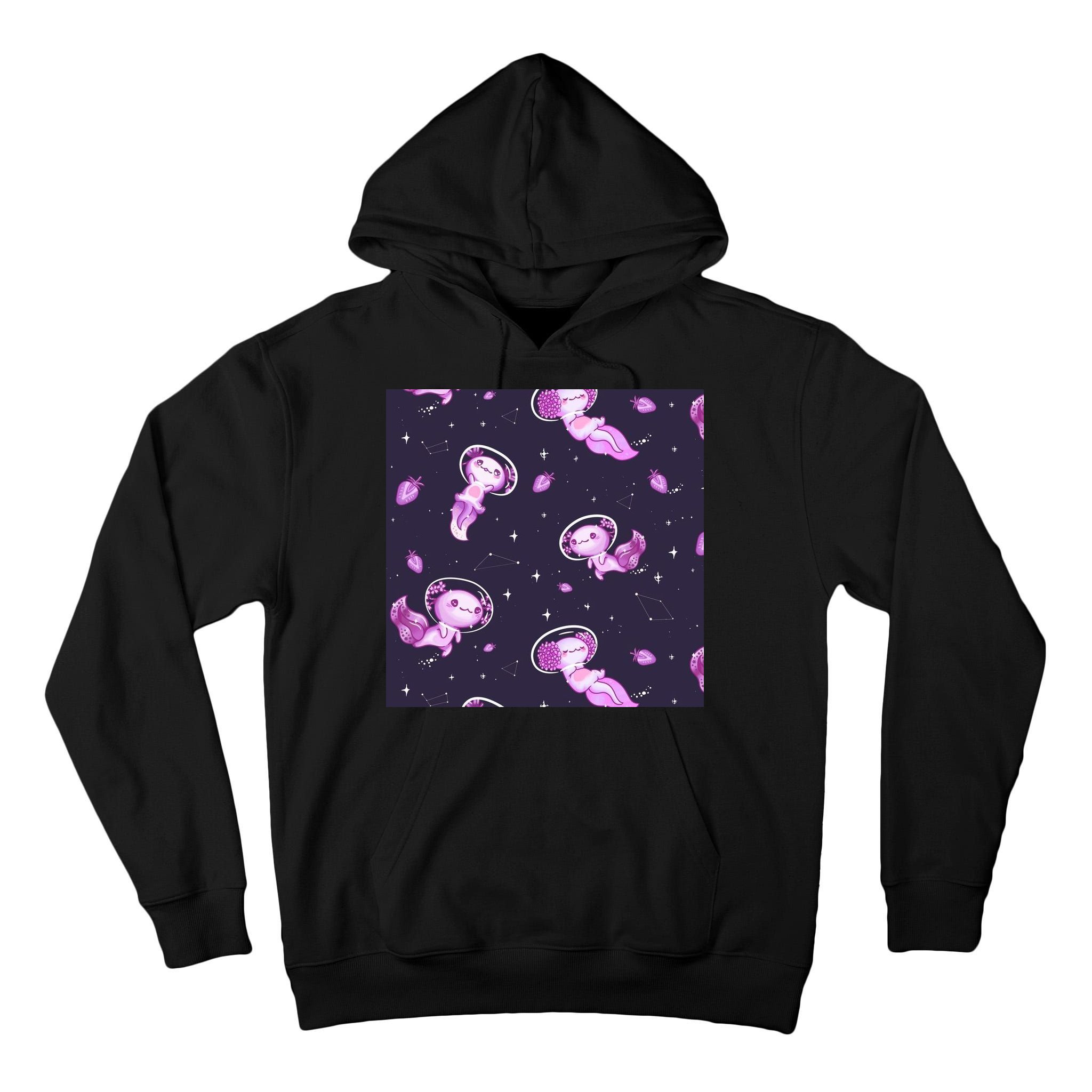 Cute Astronaut Axolotl Space Tall Hoodie