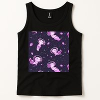 Cute Astronaut Axolotl Space Tank Top