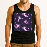 Cute Astronaut Axolotl Space Tank Top