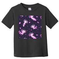 Cute Astronaut Axolotl Space Toddler T-Shirt