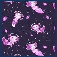 Cute Astronaut Axolotl Space Infant Baby Jersey Bodysuit