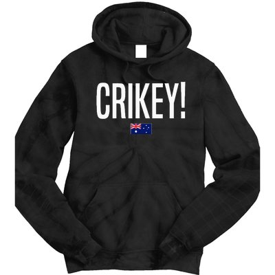 Crikey Australia Aussie Australian Slang Tie Dye Hoodie