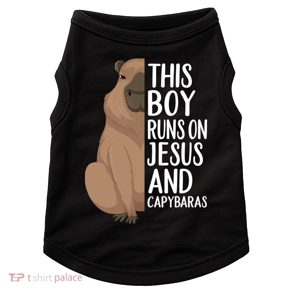 Capybara Art Animal For Capybara Lovers Doggie Tank