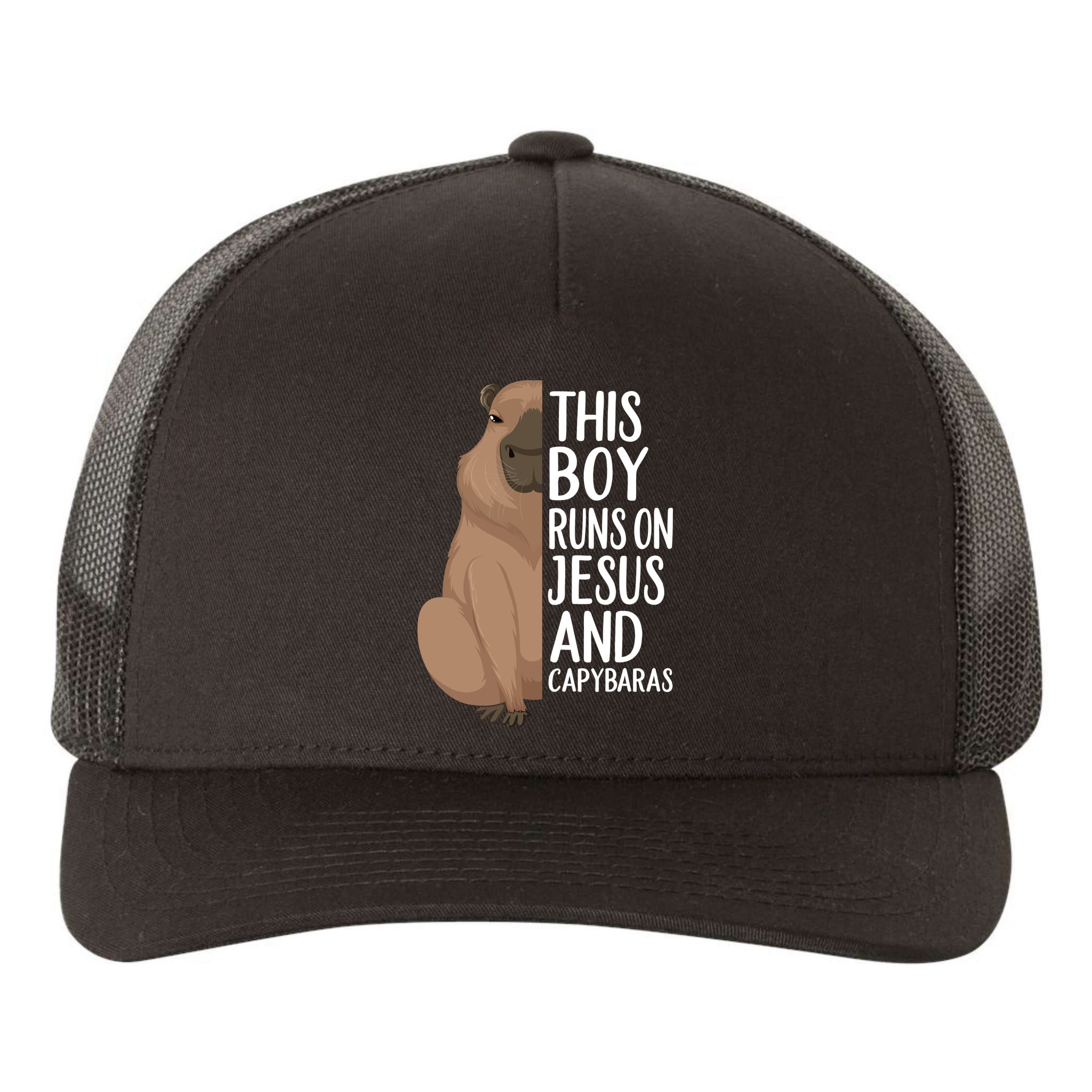 Capybara Art Animal For Capybara Lovers Yupoong Adult 5-Panel Trucker Hat