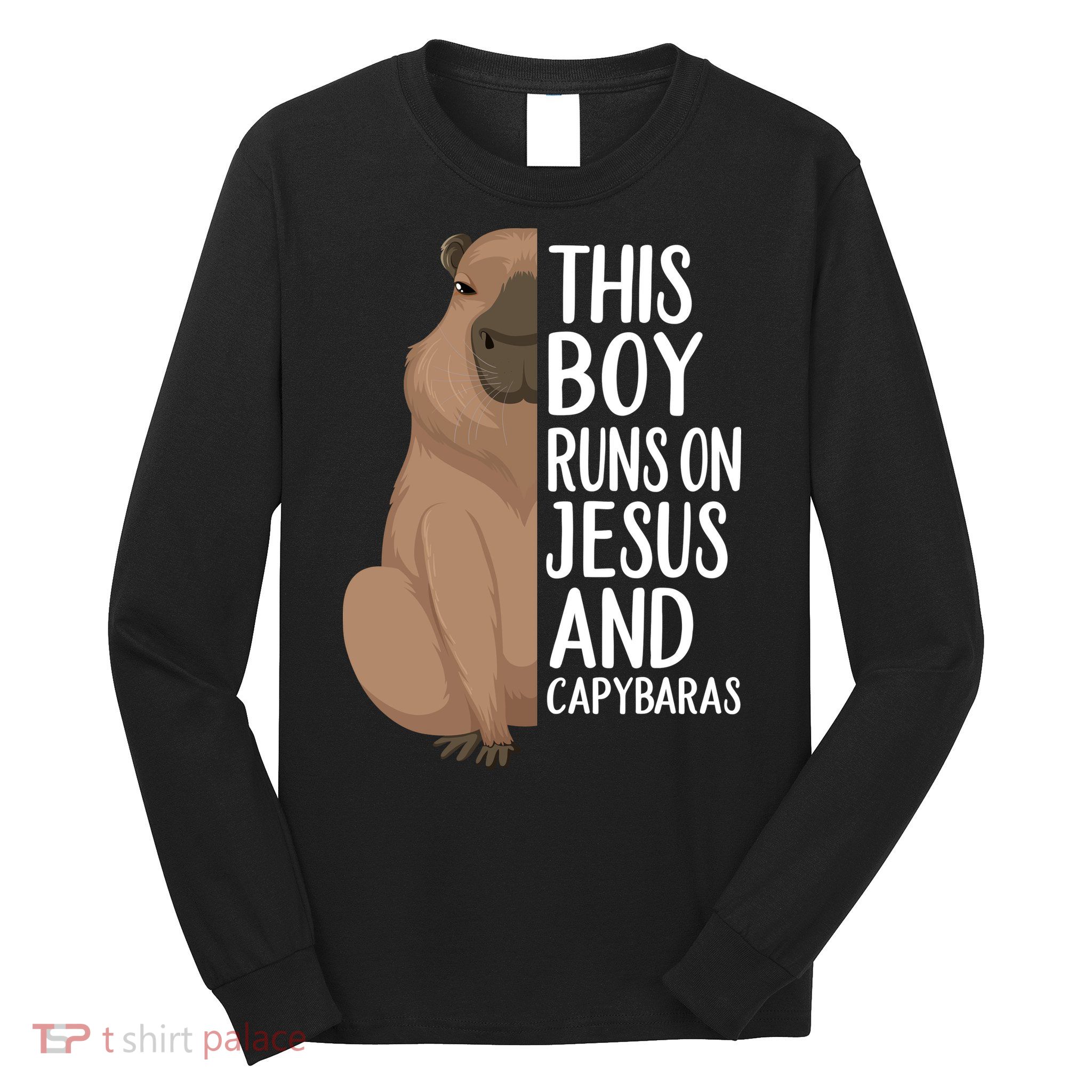 Capybara Art Animal For Capybara Lovers Long Sleeve Shirt