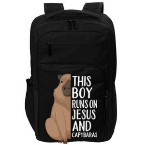 Capybara Art Animal For Capybara Lovers Impact Tech Backpack