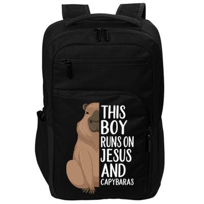 Capybara Art Animal For Capybara Lovers Impact Tech Backpack