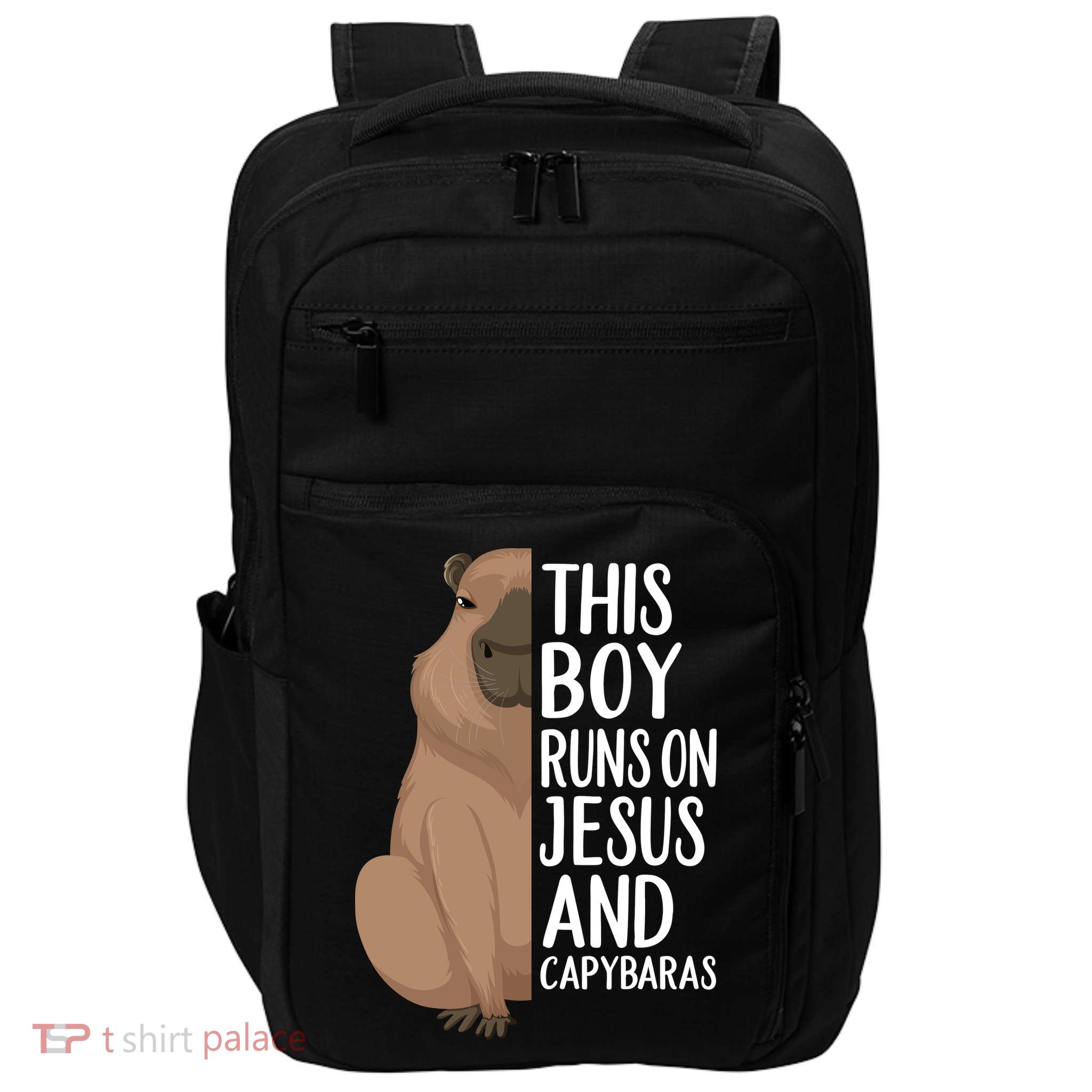 Capybara Art Animal For Capybara Lovers Impact Tech Backpack