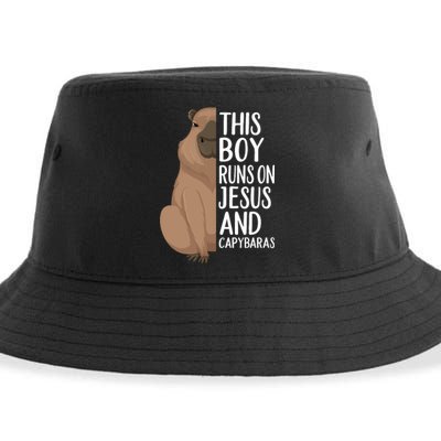 Capybara Art Animal For Capybara Lovers Sustainable Bucket Hat