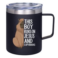 Capybara Art Animal For Capybara Lovers 12oz Stainless Steel Coffee Mug