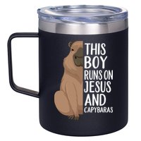 Capybara Art Animal For Capybara Lovers 12oz Stainless Steel Coffee Mug