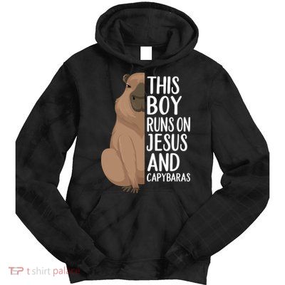 Capybara Art Animal For Capybara Lovers Tie Dye Hoodie