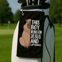 Capybara Art Animal For Capybara Lovers Golf Towel