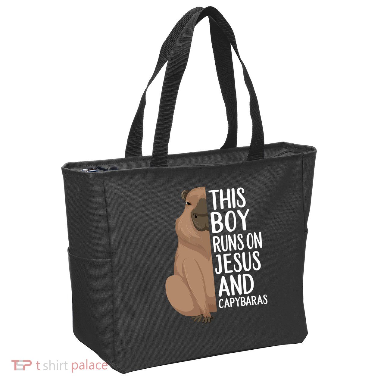 Capybara Art Animal For Capybara Lovers Zip Tote Bag